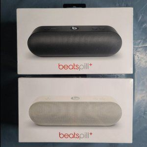 Beats Pill + (1) Black & (1) White Bundle (NEW)